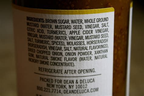 bbq sauce ingredients list